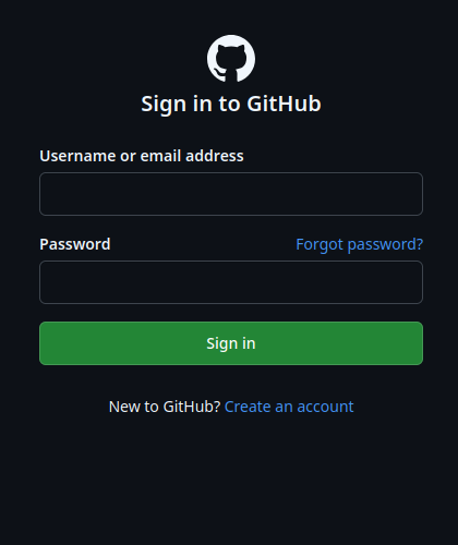 GitHub Login